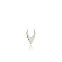 Load image into Gallery viewer, FANG Logo Stud Earring Polished Silver (Single)
