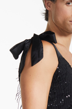 Load image into Gallery viewer, Bow Sequin Tank - Black
