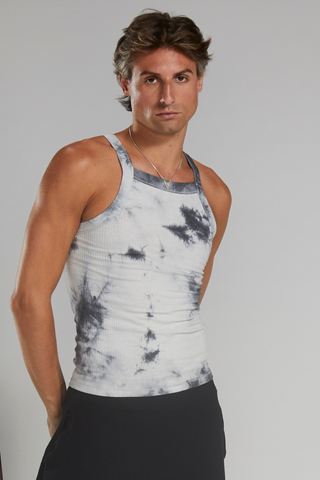 Load image into Gallery viewer, Essential Ribbed Tank - Black/White