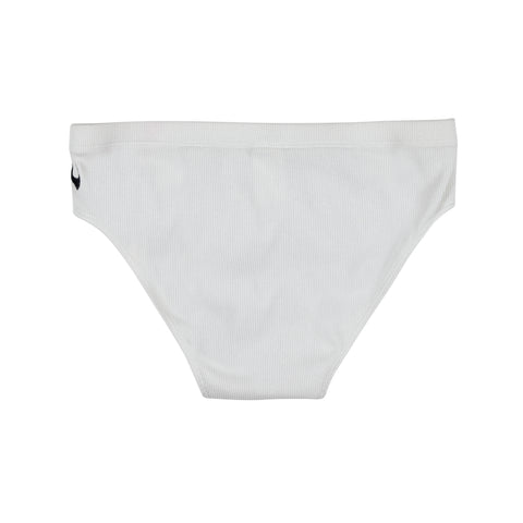 Load image into Gallery viewer, Essential Ribbed Underwear Brief - White