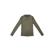 Load image into Gallery viewer, Sparkle Mock Neck Sweater - Dark Green
