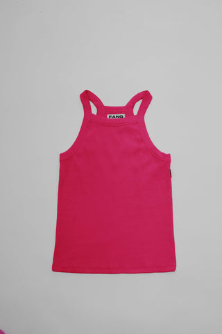 Load image into Gallery viewer, Essential Ribbed Tank - Fuchsia