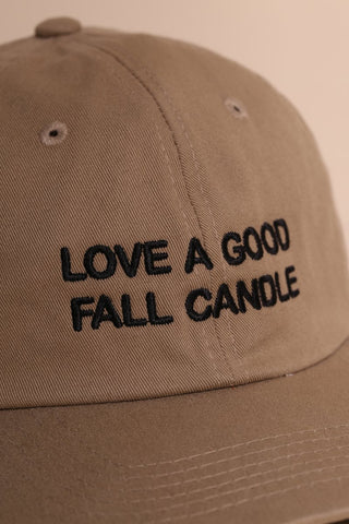 Load image into Gallery viewer, LOVE A GOOD FALL CANDLE DAD CAP