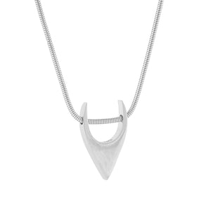FANG Logo Snack Chain Necklace in Sterling Silver