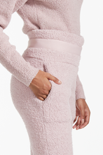 Load image into Gallery viewer, Essential Terrycloth High-Waisted Sweatpants - Dusty Pink
