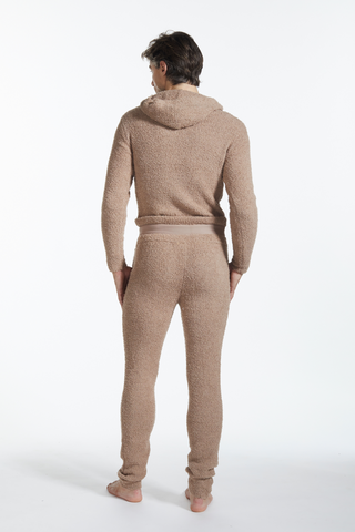 Load image into Gallery viewer, Essential Terrycloth High-Waisted Sweatpants - Dusty Pink