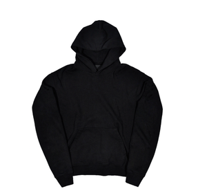 Black Classic Hooded Sweatshirt