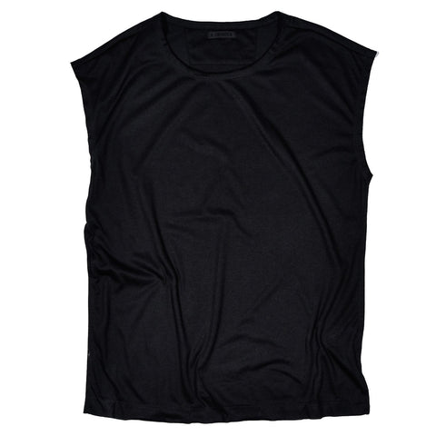Load image into Gallery viewer, Black Muscle Tee