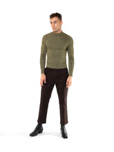 Load image into Gallery viewer, Sparkle Mock Neck Sweater - Dark Green
