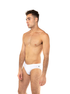 Essential Ribbed Underwear Brief - White