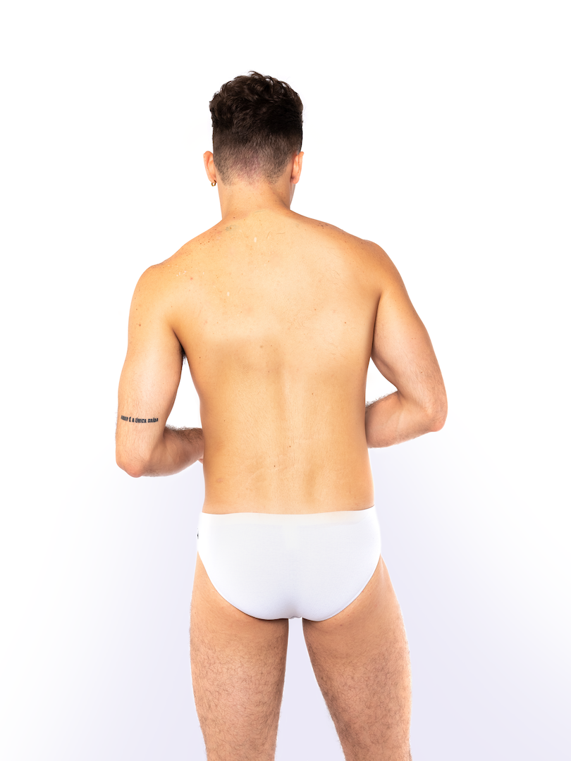Essential Ribbed Underwear Brief - White – HANK