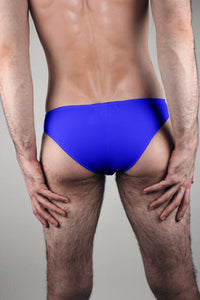 Essential Ribbed Brief Bathing Suit - Royal Blue