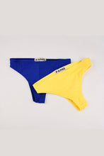 Load image into Gallery viewer, Essential Ribbed Brief Bathing Suit - Lemon
