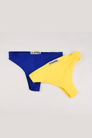 Load image into Gallery viewer, Essential Ribbed Brief Bathing Suit - Lemon