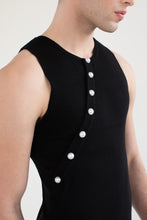Load image into Gallery viewer, Pearl Knit Tank - Black
