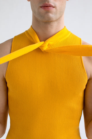 Load image into Gallery viewer, Bow Knit Tank - Yellow
