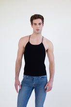 Load image into Gallery viewer, Strap-Back Knit Tank - Black
