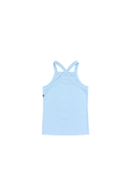 Load image into Gallery viewer, Essential Racer Back Ribbed Tank - Baby Blue
