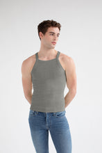 Load image into Gallery viewer, Essential Ribbed Tank - Heather Gray
