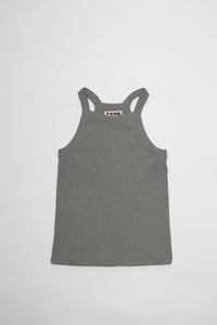 Essential Ribbed Tank - Heather Gray
