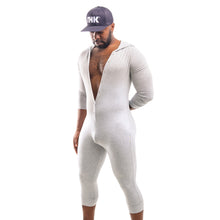 Load image into Gallery viewer, Two Kings Unlimited/THK Brand Light Gray Hooded Onesie
