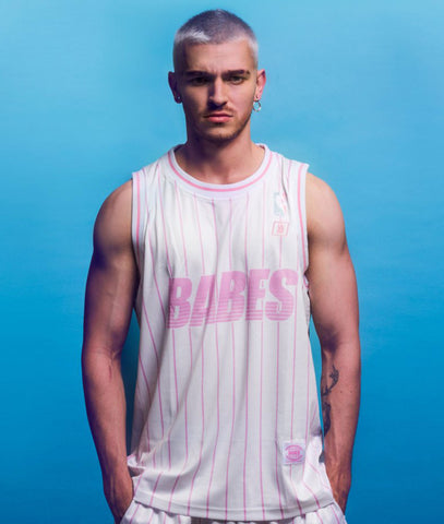Load image into Gallery viewer, Pink Basketball Jersey