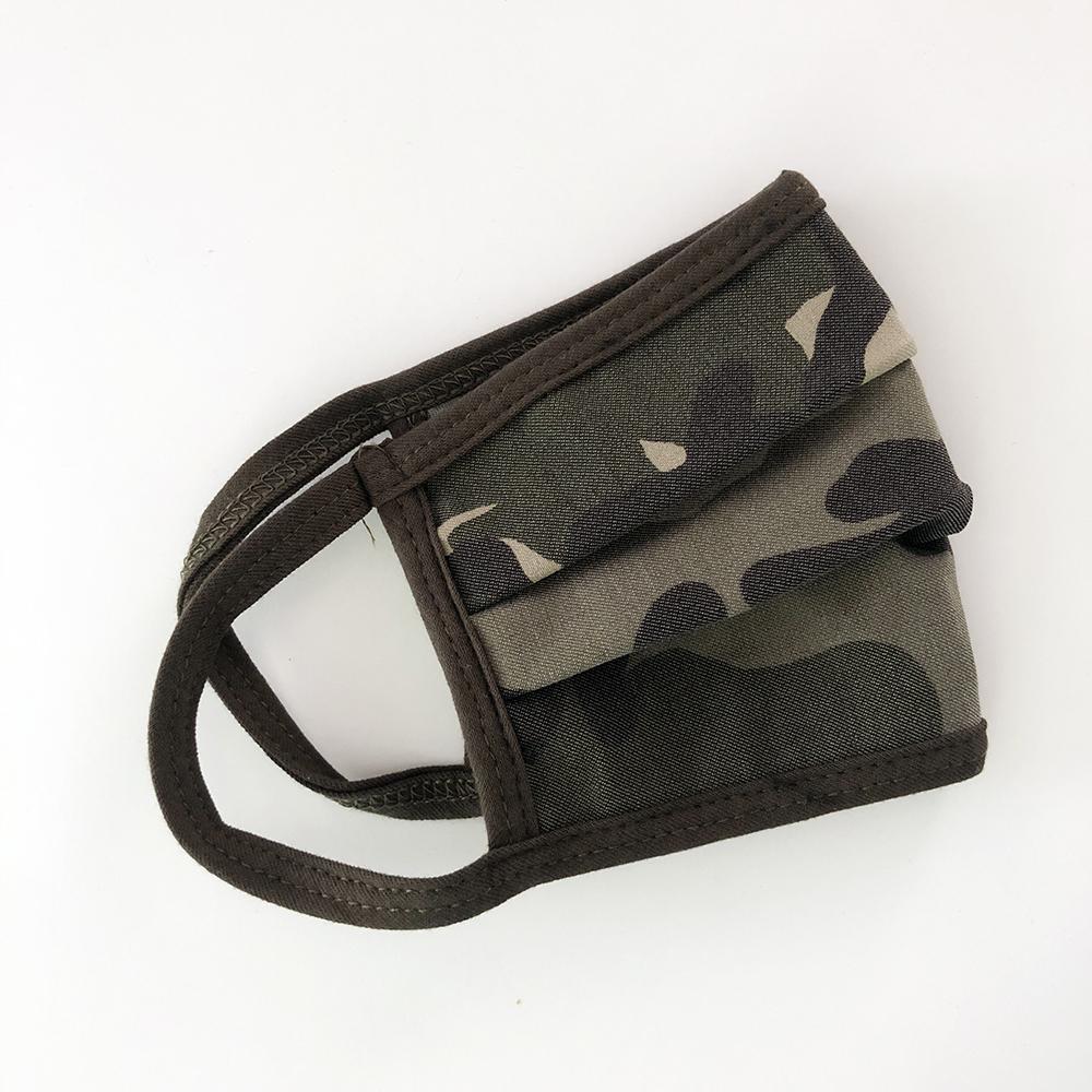 Pleated jersey mask: Camo
